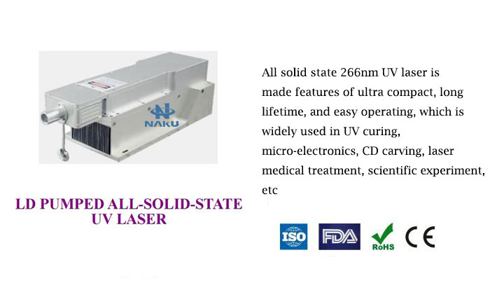 Easy Operating 266nm Passively Q-switched UV Laser 5~30uJ/ 50~600mW